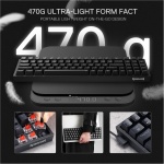 Redragon Combinación de teclado y ratón para videojuegos BS136, 75% K628, teclado mecánico RGB inalámbrico trimodo y paquete de ratón para juegos de 8000 DPI - Imagen 6