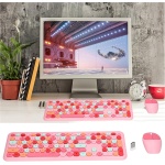 KAKAKE Teclado y Mouse Inalámbricos, Combinación de Teclado y Mouse Silenciosos y Livianos, Teclado y Mouse Inalámbricos Inteligentes Que Ahorran Energía, (Conjunto de Teclado y Mouse - Imagen 8