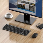 Seenda - Juego de teclado y ratón inalámbricos, teclado y ratón ultrafinos con batería de larga duración QWERTY UK Layout para Windows Computer PC Laptop, color gris espacial - Imagen 8