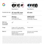 Google Pixel Watch 3 (45 mm) - Caja en Color Negro Mate - Correa en Color obsidiana - Wi-Fi - Imagen 11