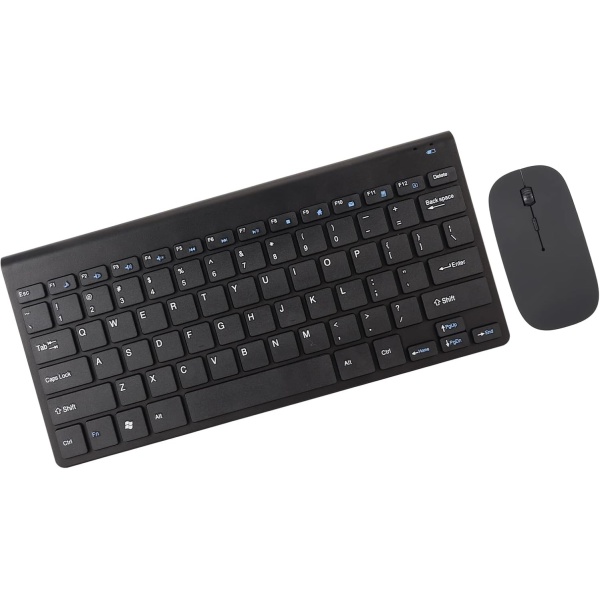 AMONIDA Kit de Raton de Teclado Inalambrico Inteligente Tecla Silenciosa