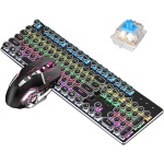 ARCH Teclado Y Raton Inalambrico De Combinado con Teclas Multimedia 104 Teclas del Teclado, Teclado Tecnología 2.4G / Inalámbrico Dual Modo, Teclado Mecanico Gaming For El Ordenador del Ordenador - Imagen 1