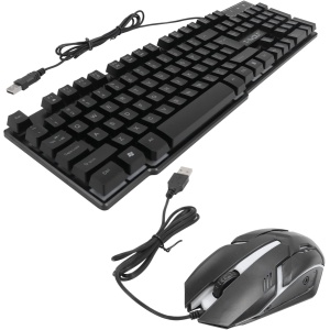 ARTIBETTER 1 Juego Juego De Teclado y Mouse con Cable USB Teclado Cableado Teclados Mecanicos Cable RGB Computadora Portatil Teclado Inalambrico Computadora Portátil El Plastico Colorful