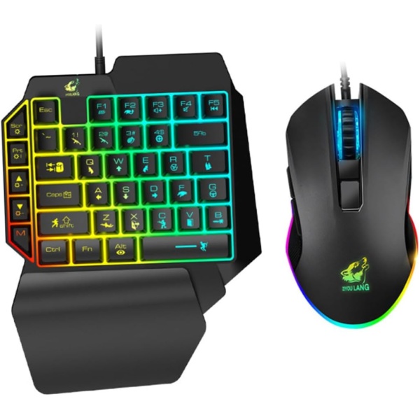 ARTIBETTER Teclado retroiluminado Keyboard Wireless teclados inalambricos teclados Gaming raton