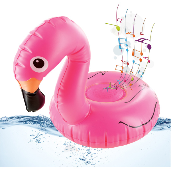 Altavoz flotante muvit life flamenco rosa scaled 1