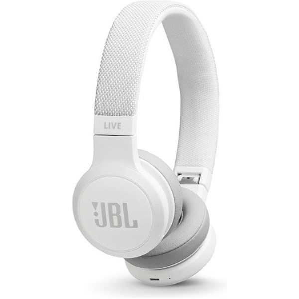 Auriculares bluetooth jbl live 400bt white