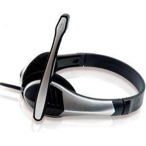 Auriculares conceptronic estereo + microfono videoconferencia