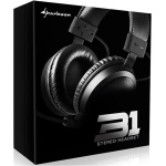 Auriculares gaming sharkoon b1 negro microfono - Imagen 1