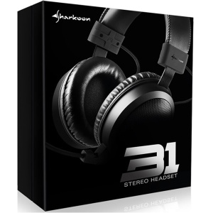 Auriculares gaming sharkoon b1 negro microfono