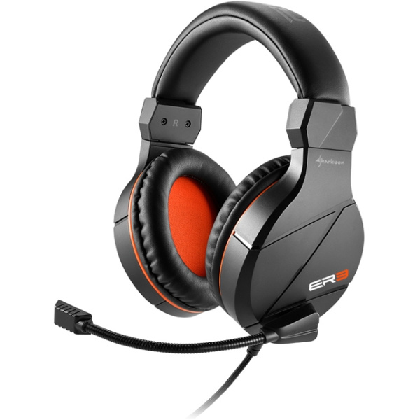 Auriculares gaming sharkoon rush er3 negro