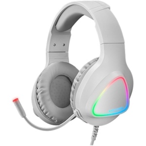 Auriculares mars gaming mh222 rgb blanco