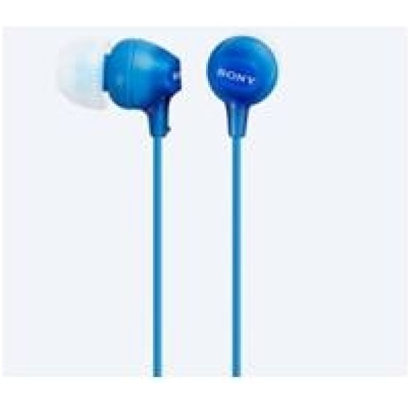 Auriculares sony mdrex15lpli boton azul