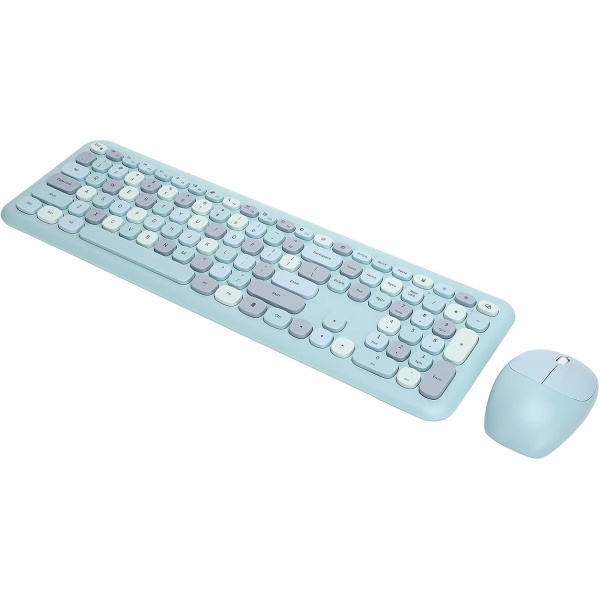 BROLEO Juego de raton y teclado inalambrico para ordenador 666