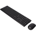 BROLEO Juego de teclado y ratón inalámbrico, teclado y ratón de 1600 ppp Combo Light UV caracteres serigráficos 2.4g ABS 104 teclas para dormitorio para el hogar - Imagen 1