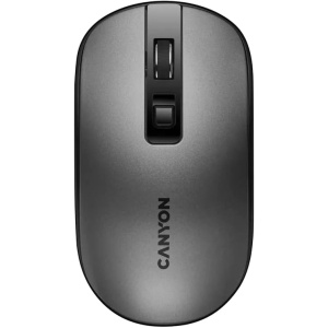 CANYON Ratón inalámbrico Recargable con Teclas silenciosas MW-18 Gris (CNS-CMSW18DG)