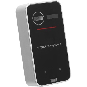 CCYLEZ Teclado y Ratón de Proyección Inalámbricos, Teclado y Ratón de Tamaño Completo Portátiles, de Teclado Virtual, Ratón Táctil para Viajes de Negocios