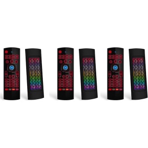 CYBUCH 3X Ratón de Aire para Android TV Box, Mini Teclado Inalámbrico Ratón Remoto de Aire Control