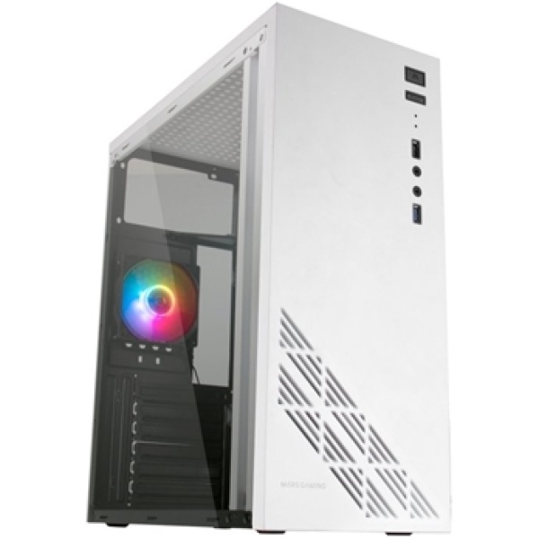 Caja ordenador mars gaming mc100w blanco