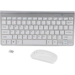 Combinación De Teclado Y Ratón Inalámbricos, Kit De Teclado Y Ratón para Ordenador De 2,4 GHz para Oficina En Casa, Trabajo Y Juegos(Plata) - Imagen 1