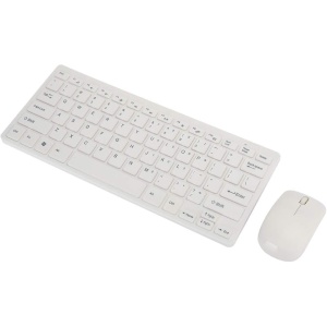 Combinación de Teclado y Ratón de Mano de Obra Fina, Mini Teclado Inalámbrico con ángulo de Inclinación Ergonómico, para Escritura Empresarial a Largo Plazo (K-03)