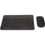 Combo Teclado y Ratón Inalámbrico, 2.4 GHz Bluetooth USB Transciever Cordless Mouse for iOS for Win Teclado Recargable 3 dpi Ajustable, Ratón Portátil Teclado Ergonómico - Imagen 1