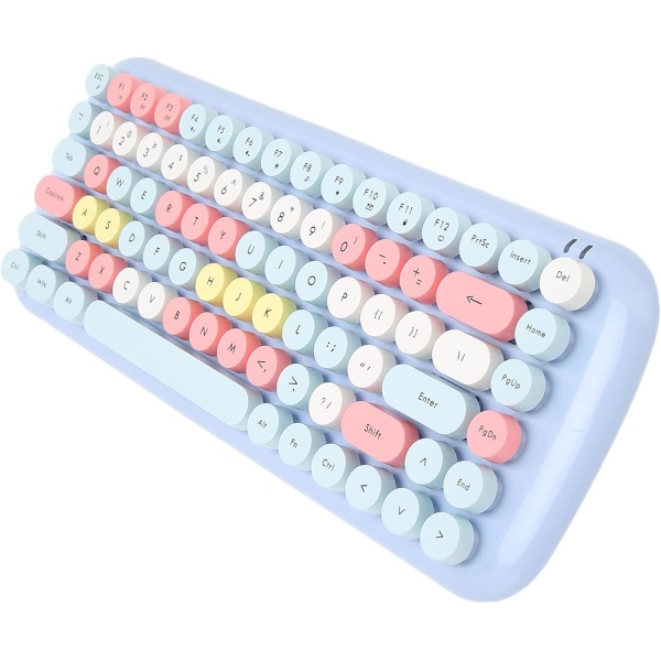 Combo de Raton con Teclado Inalambrico de 84 Teclas 1600