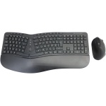 Conceptronic ORAZIO02DE Ergo - Juego de Teclado ergonómico y ratón Vertical inalámbrico, diseño alemán, Color Negro - Imagen 1