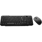 Conjunto combinado de teclado y ratón inalámbrico, conector de ordenador, método de conexión inalámbrico Rf, color del teclado negro, tamaño del teclado estándar, Tipo de ratón óptico, Tamaño del - Imagen 1