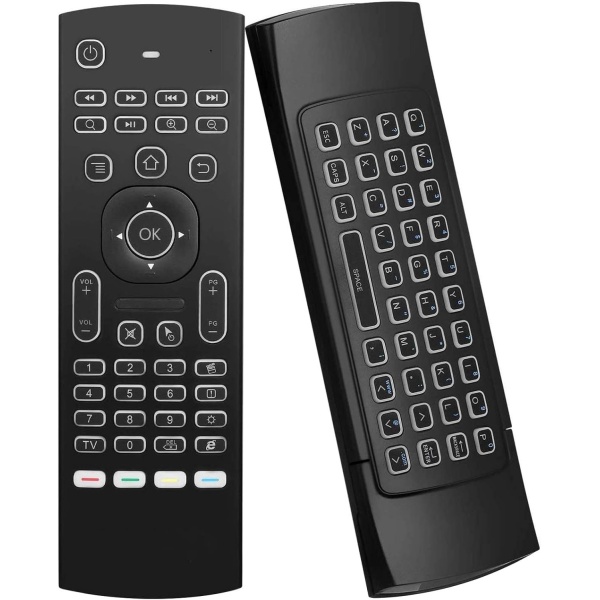 Correa MX3 RatoN de Aire Teclado InalaMbrico Retroiluminado Control Remoto