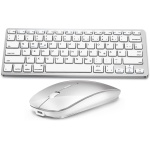 DE Layout Teclado Ratón Set Inalámbrico Bluetooth Teclado con Ratón para Tablet/iPad/Ordenador Portátil/Teléfono, Compacto con iOS/Android/Windows Computer Integrated Machine - Imagen 1