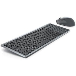 Dell Teclado y ratón KM7120W inalámbrico, 2,4 GHz, Bluetooth 5.0, teclado ruso, Titan Gray