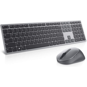 Dell Teclado y ratón inalámbricos multidispositivo Premier KM7321W, francés (AZERTY), negro