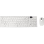 Dpofirs Combinación de Ratón Y Teclado Inalámbrico, Combinación de Teclado Y Ratón Portátil Compacto Silent2.4G Ultrafino 1600 PPP 78 Teclas para Juegos de Oficina en Casa - Imagen 1
