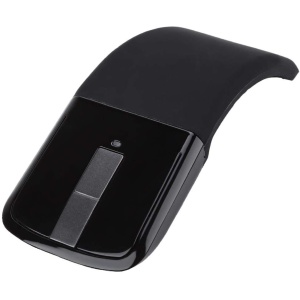 Dpofirs Ratón Inalámbrico Ergonómico,Mouse Aplanamiento Plegable,Bajo Ruido Inalámbrico ARC Mouse Touch Universal,Alta Sensibilidad 4 Teclas Ratón Mulitfuncional,Ratón Plegable Óptico Silencioso