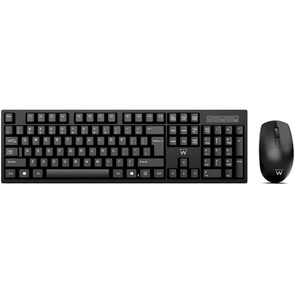 Ewent Teclado Raton EW3282 Inalambrico ES Negro