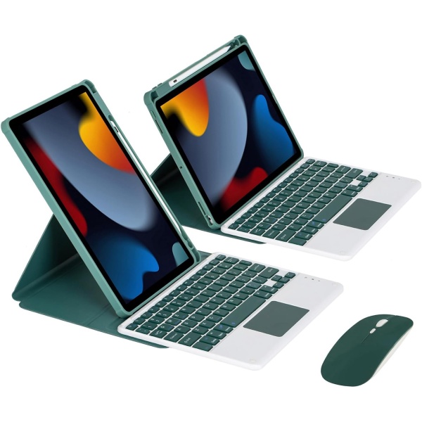Funda Magnetico Rotacion de 360 Grados con Trackpad Teclado iPad