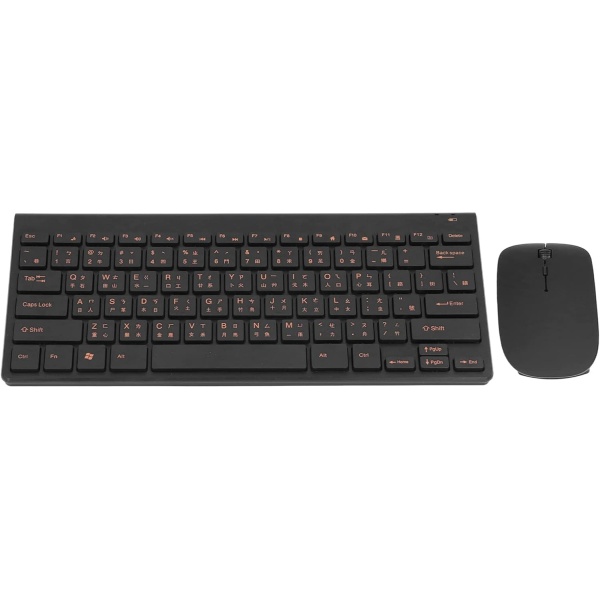GOWENIC Combo de Raton y Teclado Inalambrico 24G Teclado Ingles