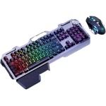 GTOULHH Combo Teclado y Ratón Inalámbrico Kit De Teclado Y Mouse USB Kit De Teclado Y Mouse Kit De Teclado Y Mouse Inalámbricos PC/Laptops/Ordenador(Black) - Imagen 1