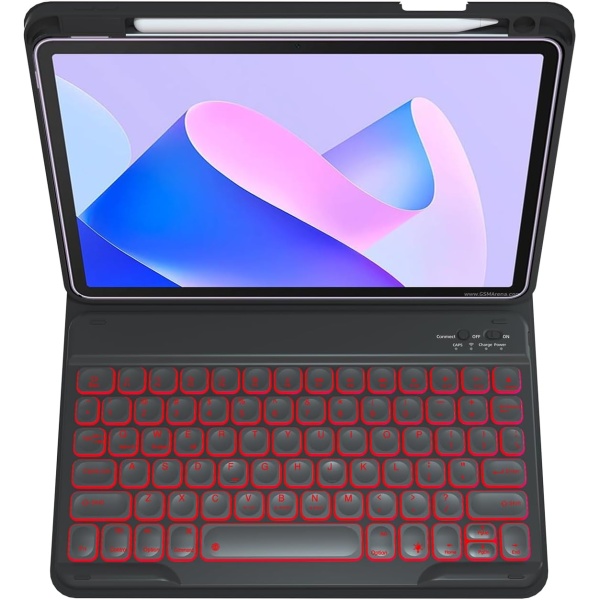 GUPENAA Negro Funda Teclado Espanol Incluye N para Huawei Matepad