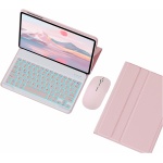 GUPENAA Rosado, Funda con Teclado para Huawei Matepad Pro 12.2 (2024), Contiene Ñ, Teclado Bluetooth Inalámbrico Magnético Desmontable con Ratón - Imagen 1