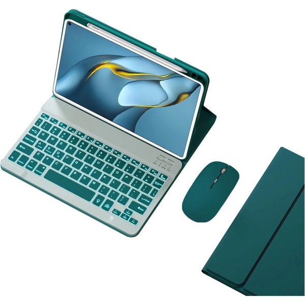 GUPENAA Verde Funda Teclado Espanol Incluye N para Huawei MatePad
