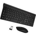 Gatuida 1 Juego De Teclado Y Ratón Teclado Inalámbrico Silencioso Teclado Inalámbrico Teclado De Ordenador Teclado Inalámbrico Moderno Ratón USB Escritorio Portátil Abs - Imagen 1