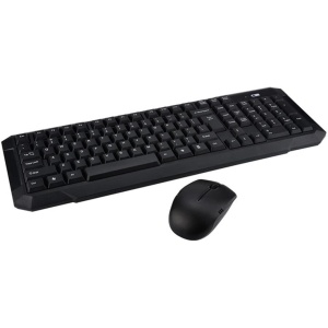 Gatuida Teclado Inalámbrico Ratón Accesorios De Oficina Teclado USB E Inalámbricos Teclado Inalámbrico Simple Teclados De Ordenador Ratón USB Teclado con Ratón Conjunto De 2 Piezas Abs