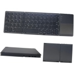 Gatuida Teclado Inalambrico Teclado Táctil Teclado De La Tableta Teclado Plegable Teclado del Telefono Teclado Tablet Teclados Inalambricos para Computadoras Ratón Pliegue - Imagen 1