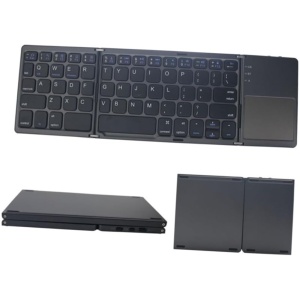 Gatuida Teclado Inalambrico Teclado Táctil Teclado De La Tableta Teclado Plegable Teclado del Telefono Teclado Tablet Teclados Inalambricos para Computadoras Ratón Pliegue
