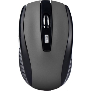 Genérico Navidad 2024 ratón inalámbrico 2,4 receptor USB profesional PC Laptop6 Key ratón óptico inalámbrico (Grey, One Size)