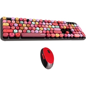 HEMOTON 1 Juego Conjunto de Teclas Punk Teclado para Juegos Teclado de Colores ratón de computadora ratón inalámbrico para portátil ratón de Teclado inalámbrico Teclado de Notebook Ligero