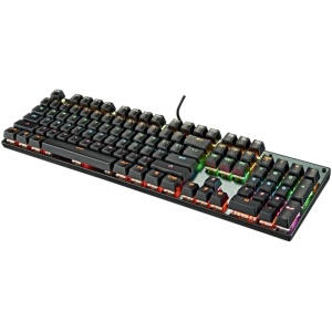 HEMOTON 104 Teclado Mecánico Teclado RGB Teclado Inalambrico Teclado Electrónico Teclados Electronicos Ratones Inalámbricos Teclado USB con Cable Oficina Tecla Abs Computadora Vistoso