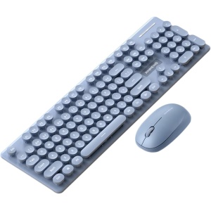 HOMSFOU 1 Juego De Teclado Y Ratón Inalámbricos Juego Inalámbrico Teclado Compacto Teclado para Ordenador Portátil Teclados Inalámbricos Teclado Inalámbrico Ratón Abs