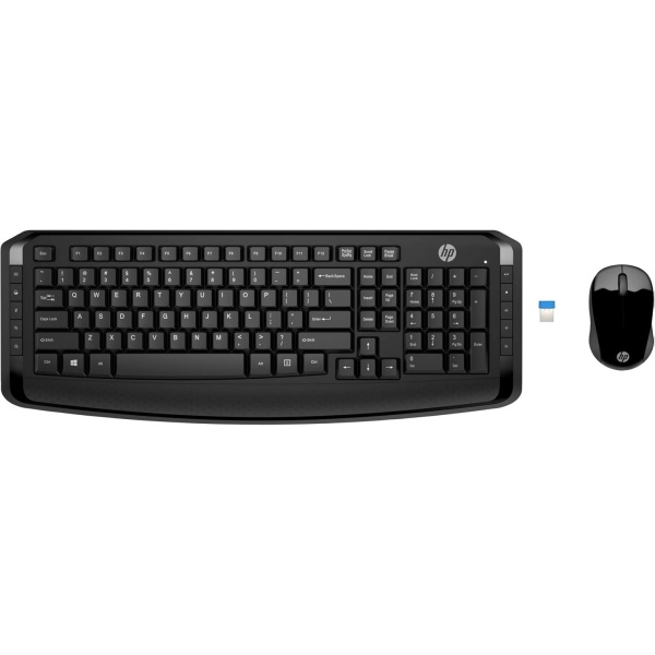 HP 300 Kit Teclado y Raton Inalambrico Teclado QWERTY